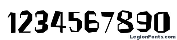Brickhouse Font, Number Fonts
