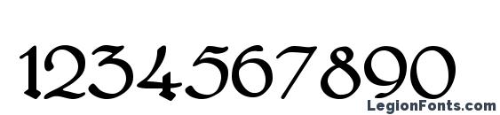 Bridgnorth Font, Number Fonts