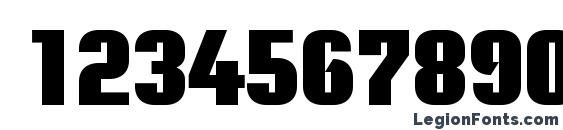 BriemAkademiStd Black Font, Number Fonts