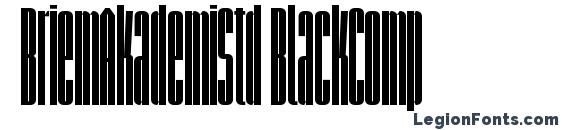 BriemAkademiStd BlackComp font, free BriemAkademiStd BlackComp font, preview BriemAkademiStd BlackComp font
