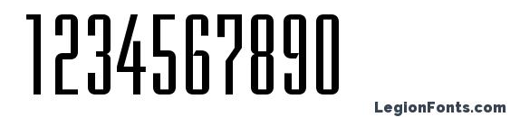 BriemAkademiStd SemiboldCn Font, Number Fonts