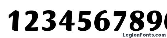 BriemScriptStd Black Font, Number Fonts