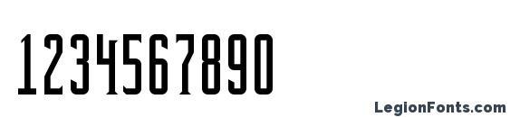 BrightonTwo Serif NBP Font, Number Fonts