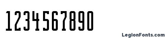 BrightonTwo Slab NBP Font, Number Fonts