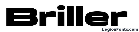 шрифт Briller Black, бесплатный шрифт Briller Black, предварительный просмотр шрифта Briller Black