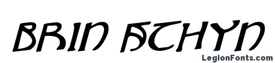 Brin Athyn Rotalic Font