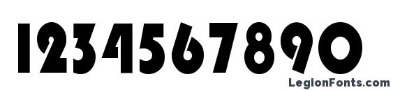 BRINLEB Regular Font, Number Fonts