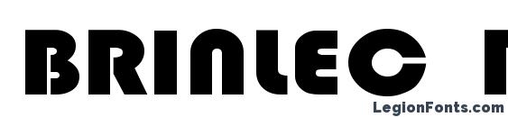 BRINLEC Regular Font