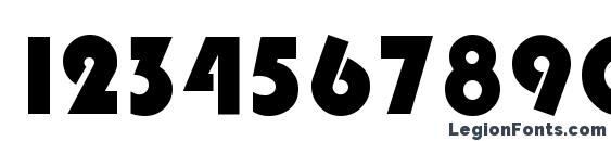 BRINLED Regular Font, Number Fonts