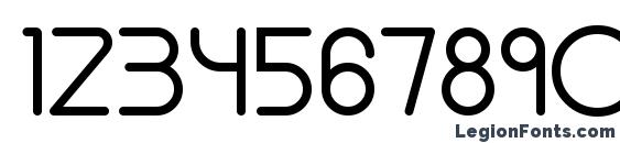 Brion Regular Font, Number Fonts