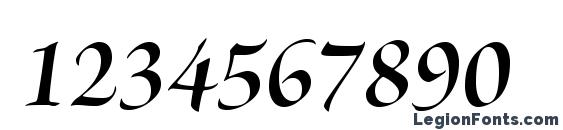 BriosoPro BoldItDisp Font, Number Fonts