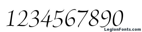 BriosoPro ItDisp Font, Number Fonts