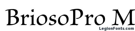 BriosoPro Medium font, free BriosoPro Medium font, preview BriosoPro Medium font