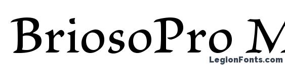 шрифт BriosoPro MediumCapt, бесплатный шрифт BriosoPro MediumCapt, предварительный просмотр шрифта BriosoPro MediumCapt