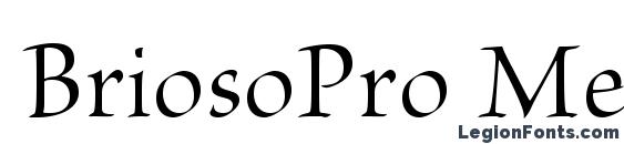BriosoPro MediumDisp font, free BriosoPro MediumDisp font, preview BriosoPro MediumDisp font
