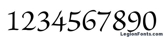 BriosoPro Regular Font, Number Fonts