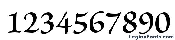 BriosoPro Semibold Font, Number Fonts