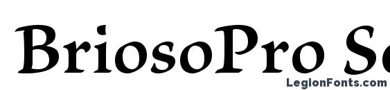 шрифт BriosoPro SemiboldCapt, бесплатный шрифт BriosoPro SemiboldCapt, предварительный просмотр шрифта BriosoPro SemiboldCapt