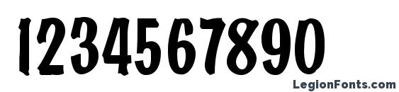Briquet Font, Number Fonts
