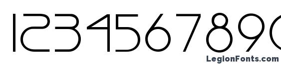 Brisk Font, Number Fonts