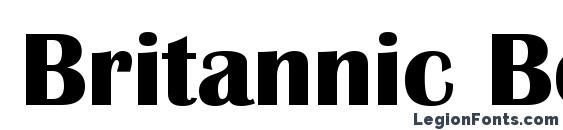Britannic Bold font, free Britannic Bold font, preview Britannic Bold font