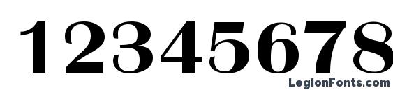 BrittaDB Normal Font, Number Fonts