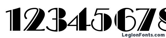 Broadway Engraved LT Font, Number Fonts