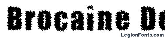 Brocaine Decade font, free Brocaine Decade font, preview Brocaine Decade font