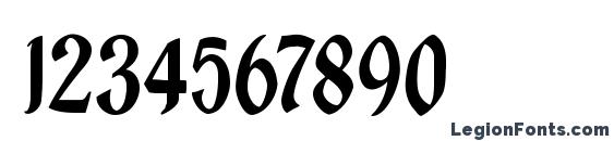 BrokenWoodtypes Font, Number Fonts