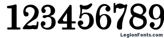 Brokgauz & Efron Font, Number Fonts