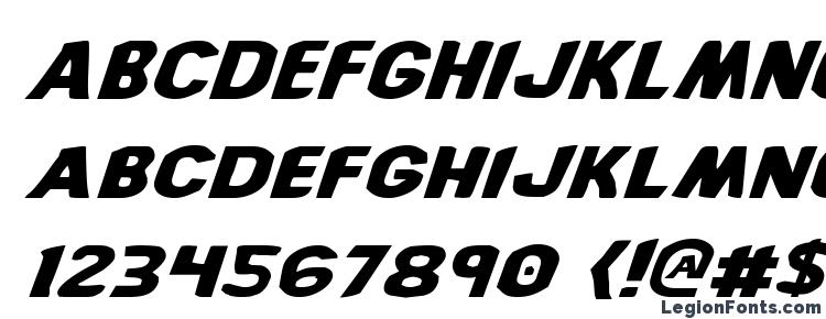 глифы шрифта Bronic Expanded Italic, символы шрифта Bronic Expanded Italic, символьная карта шрифта Bronic Expanded Italic, предварительный просмотр шрифта Bronic Expanded Italic, алфавит шрифта Bronic Expanded Italic, шрифт Bronic Expanded Italic