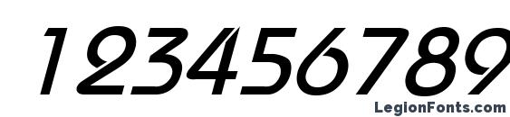 Brookhouse Italic Font, Number Fonts