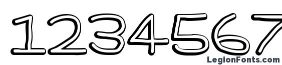 BrotherMan Font, Number Fonts