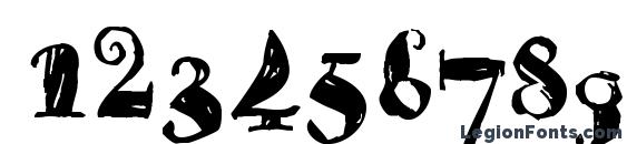 Brouss Font, Number Fonts