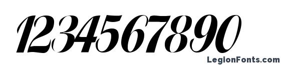 Browning Regular DB Font, Number Fonts