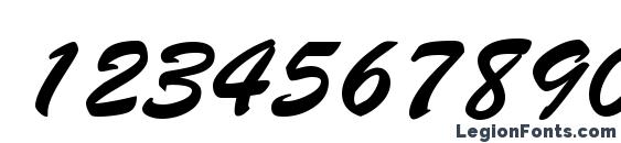 BrunnDB Normal Font, Number Fonts