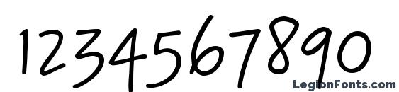 BrunoJBStd Font, Number Fonts