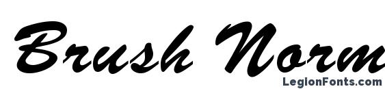 Brush Normal Font, Tattoo Fonts