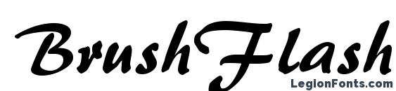 Шрифт BrushFlash Regular
