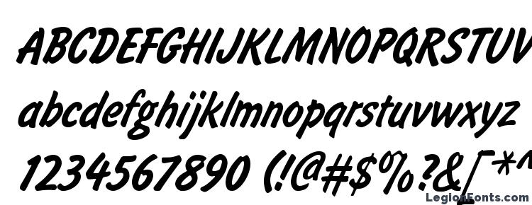 glyphs BrushType SemiBold Italic font, сharacters BrushType SemiBold Italic font, symbols BrushType SemiBold Italic font, character map BrushType SemiBold Italic font, preview BrushType SemiBold Italic font, abc BrushType SemiBold Italic font, BrushType SemiBold Italic font