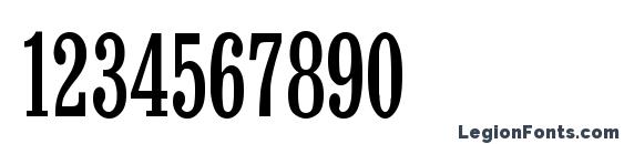 Bruskovaya Comp Plain105n Font, Number Fonts