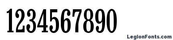 Bruskovaya Comp Plain110n Font, Number Fonts