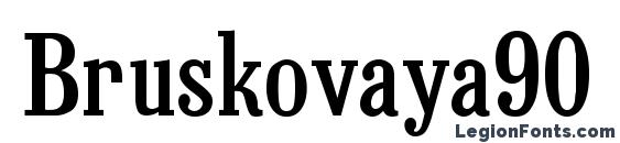 Шрифт Bruskovaya90, Модные шрифты