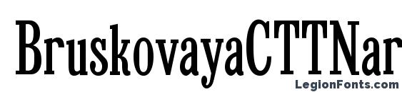 BruskovayaCTTNarrow Font