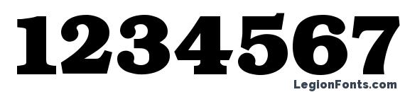 BRYANT Regular Font, Number Fonts