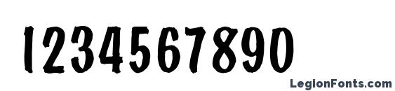 Bryce Regular Font, Number Fonts