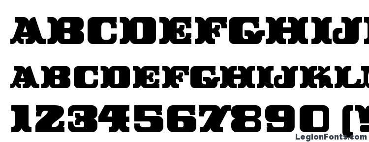 glyphs BuckerooITC TT font, сharacters BuckerooITC TT font, symbols BuckerooITC TT font, character map BuckerooITC TT font, preview BuckerooITC TT font, abc BuckerooITC TT font, BuckerooITC TT font