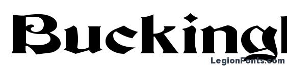 BuckinghamWide Regular Font
