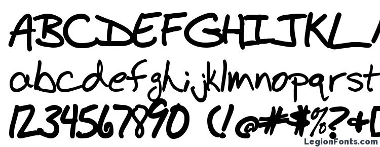 glyphs BudHand Bold font, сharacters BudHand Bold font, symbols BudHand Bold font, character map BudHand Bold font, preview BudHand Bold font, abc BudHand Bold font, BudHand Bold font