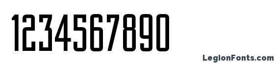 Building CondensedMedium Font, Number Fonts